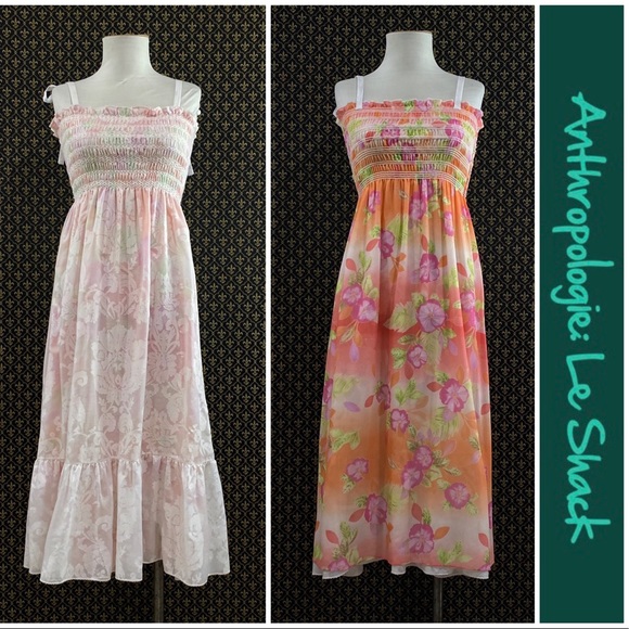 2006 Anthro “Neon Rose Dress” by Le Shack - Picture 1 of 10